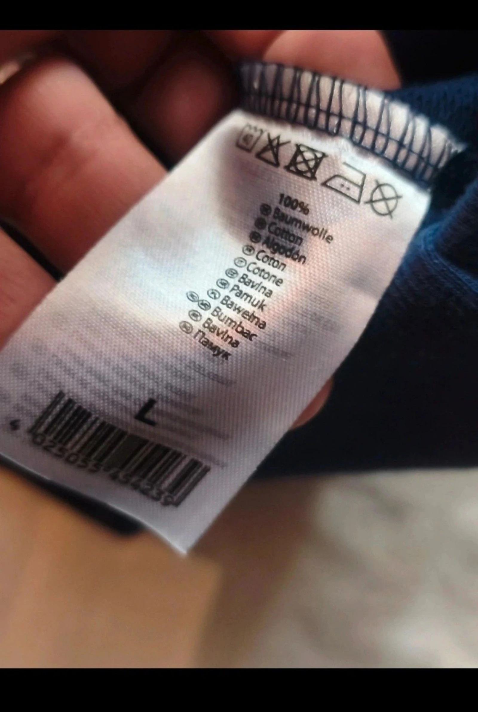 NASA Marine Blue "Crop" Sweatshirt - Maat L - 100% Katoen - Nieuw – photo 3